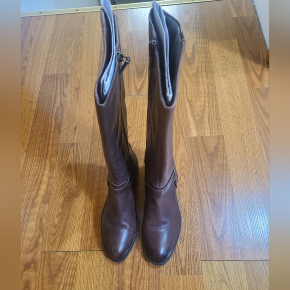 Franco Sarto Brown Riding Boots Size 9 - Picture 4 of 8